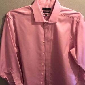 Calvin Klein Slim Fit Pink Dress Shirt 16.5-32/33